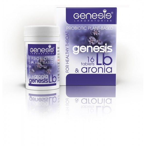 Genesis LB Aronia Probiotic for a healthy throat - 16 tablets
