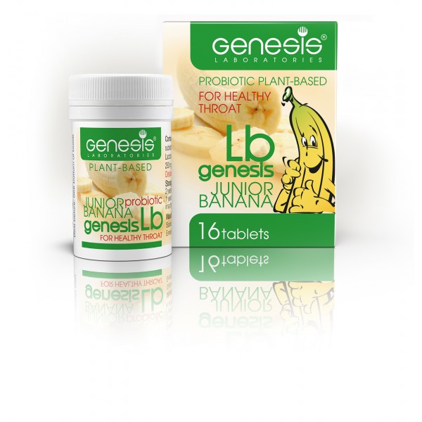 Genesis LB Junior Banana Probiotic 16 Tablets