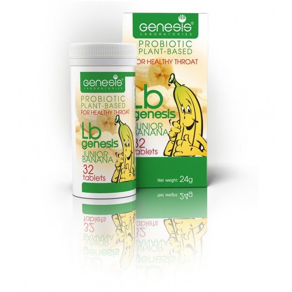 Genesis LB Junior Banana Probiotic 32 Tablets