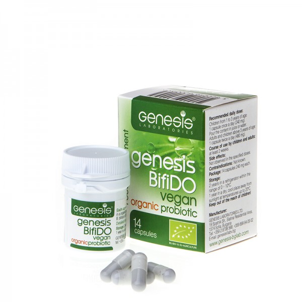 Bifido Vegan Organic Probiotic (14 Capsules)_BG-BIO-04